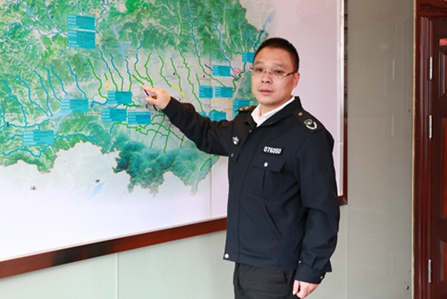 浦江治水活地图 青春脚步丈水情