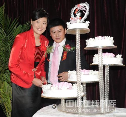 2010年3月21日,女排名将杨昊与男友刘树国在京举行婚礼.