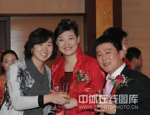 2010年3月21日,女排名将杨昊与男友刘树国在京举行婚礼