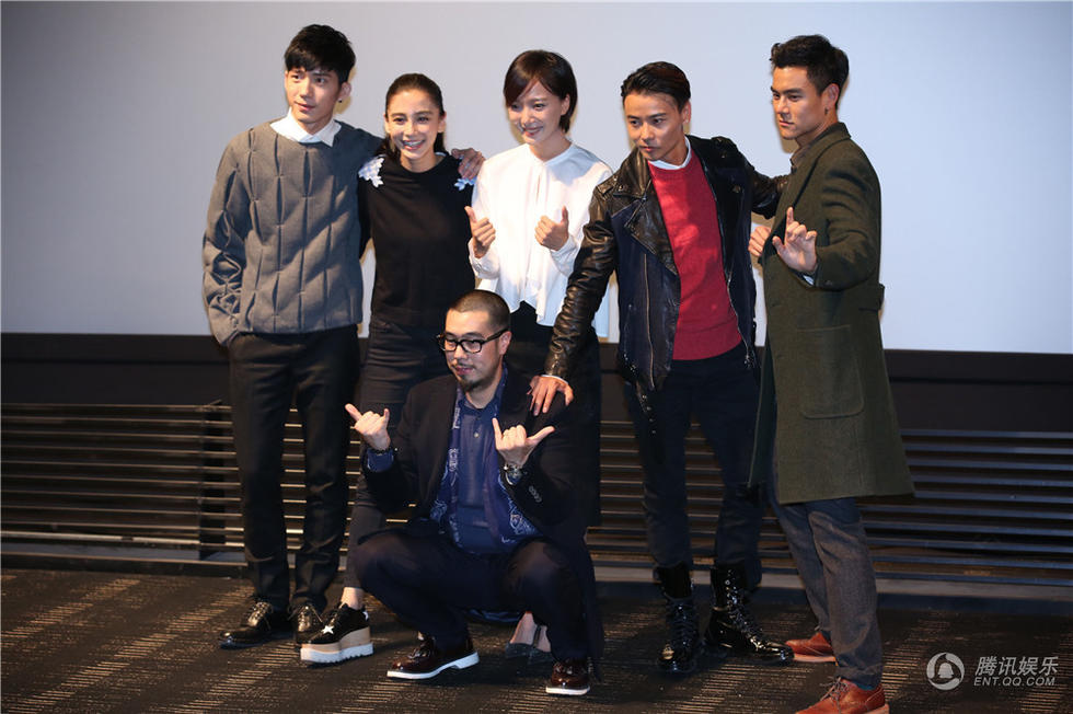 腾讯娱乐讯(文/陆姝视频/张超) 18日晚,电影《黄飞鸿之英雄有梦》在京