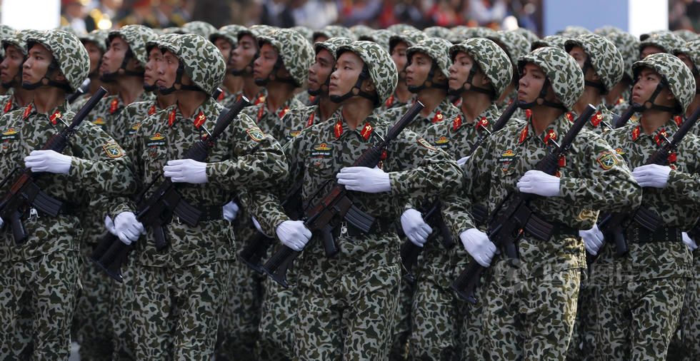 越南民兵自卫队图片