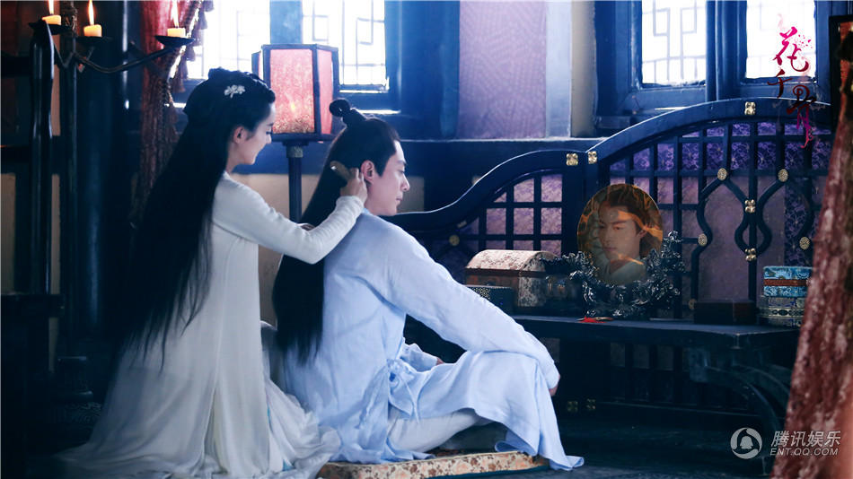 花千骨白子画收徒霍建华赵丽颖相拥弹琴