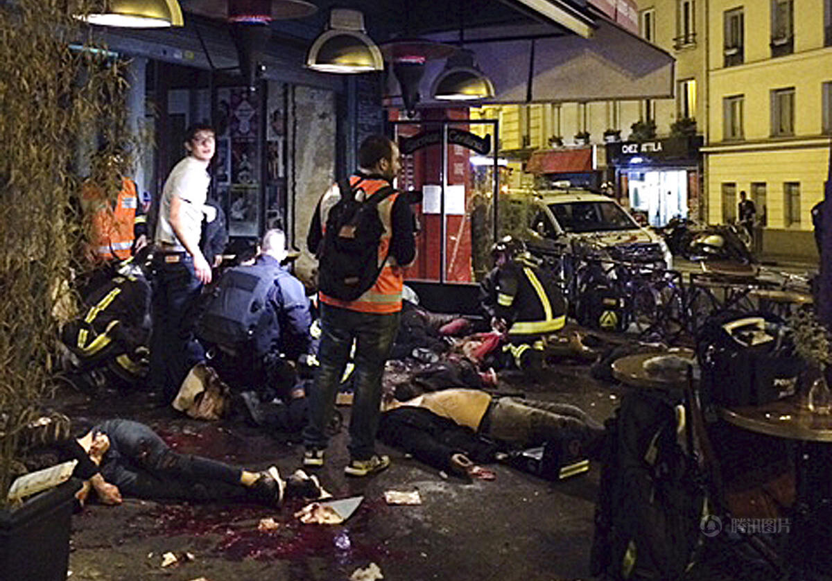 巴黎发生恐怖袭击 上百人遇难