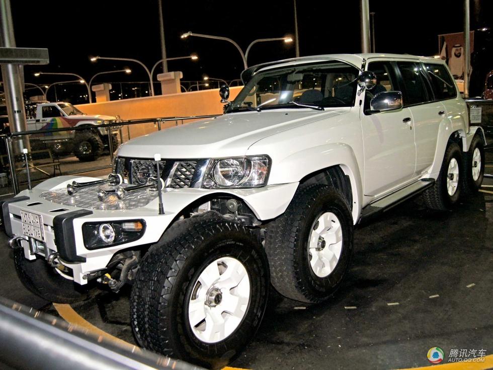 八个轮子的suv 阿拉伯土豪的8x8越野车 汽车 腾讯网
