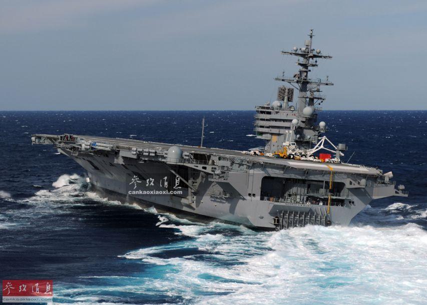 组图美军核航母遭空袭战损测试逼真吓人