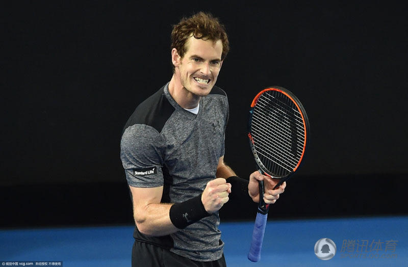 高清:英国天才穆雷挺进16强 舒展救球 大吼