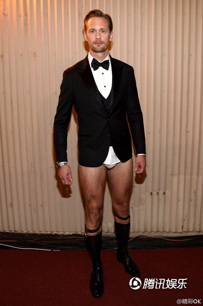 瑞典男神e大放大招 穿西装内裤出席mtv电影奖
