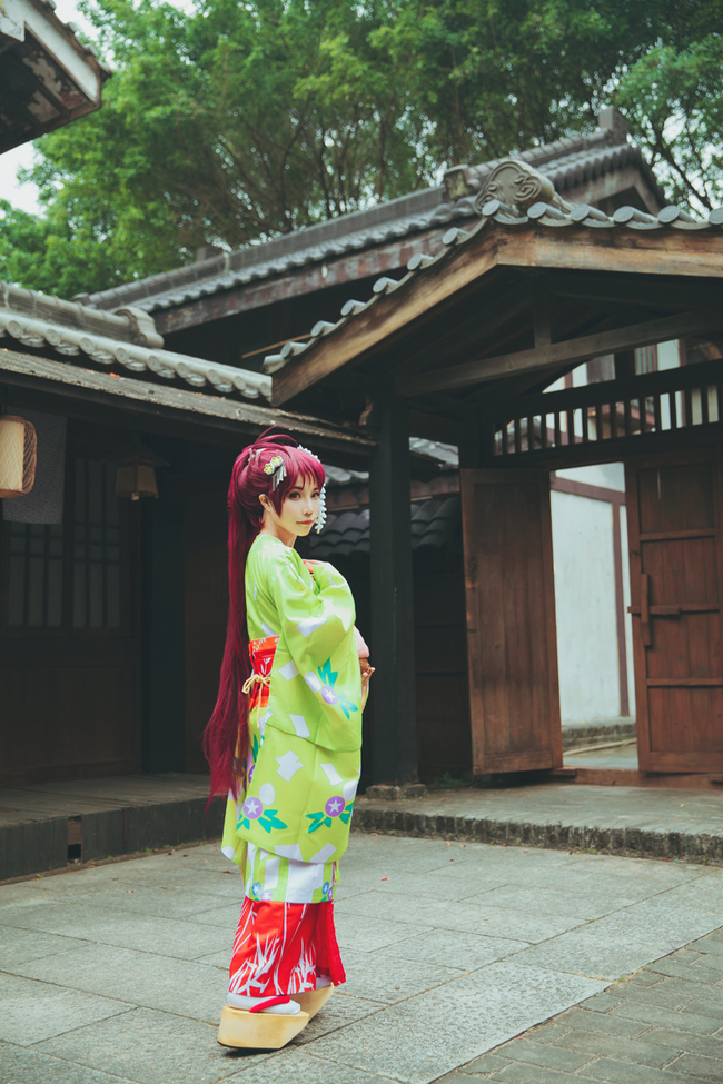 魔法少女小圆佐仓杏子和风cos