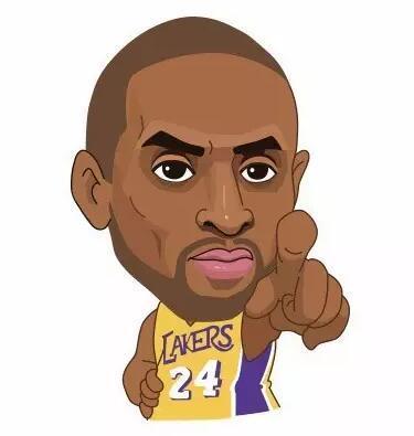 nba球星萌版造型科比指点江山邓肯扮无辜