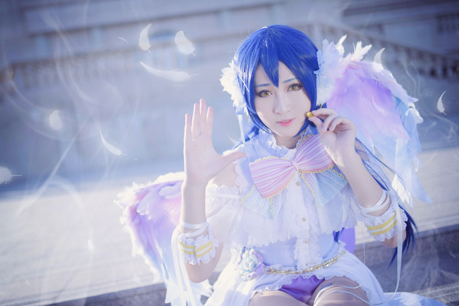 《love live!》园田海未白色情人节版cos-bishi12450