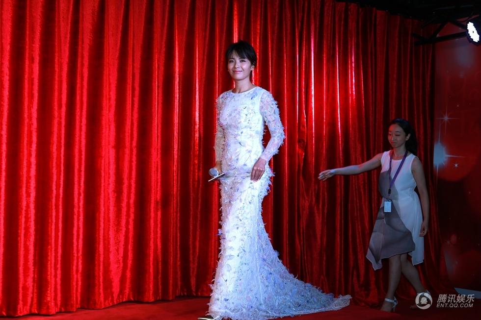 刘涛为霓凰郡主蜡像揭幕 现场喊话梅长苏