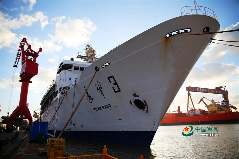 组图:带你去看远望三号船浴火重生