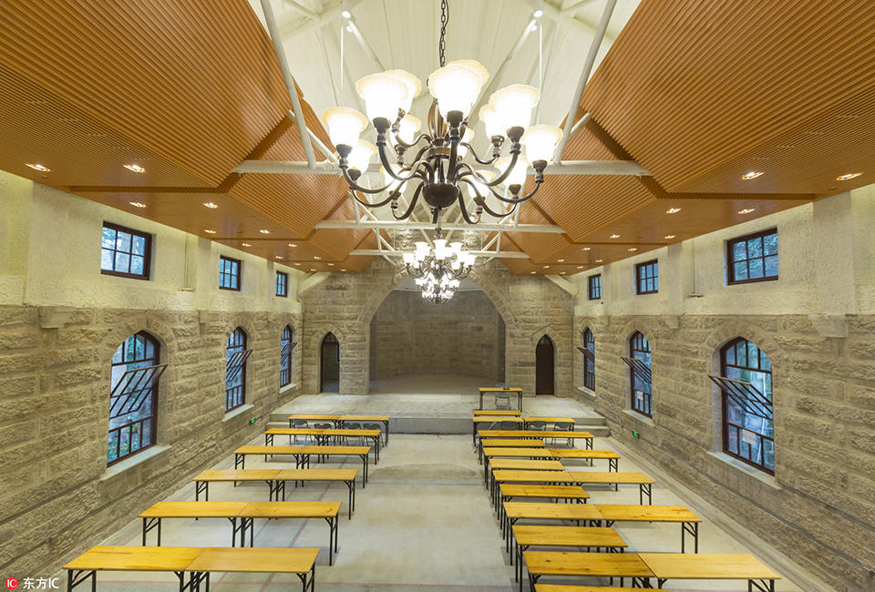 浙大之江校区小礼堂重开 似霍格沃茨大礼堂