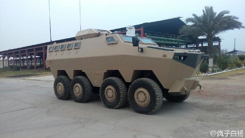 巴铁自研88轮式装甲车看着还蛮高大上