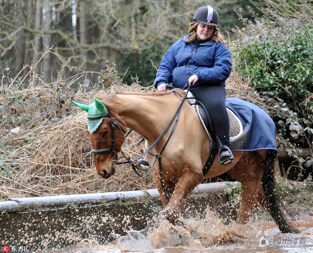 英国胖妹将良马骑到瘦骨嶙峋被控虐待动物图