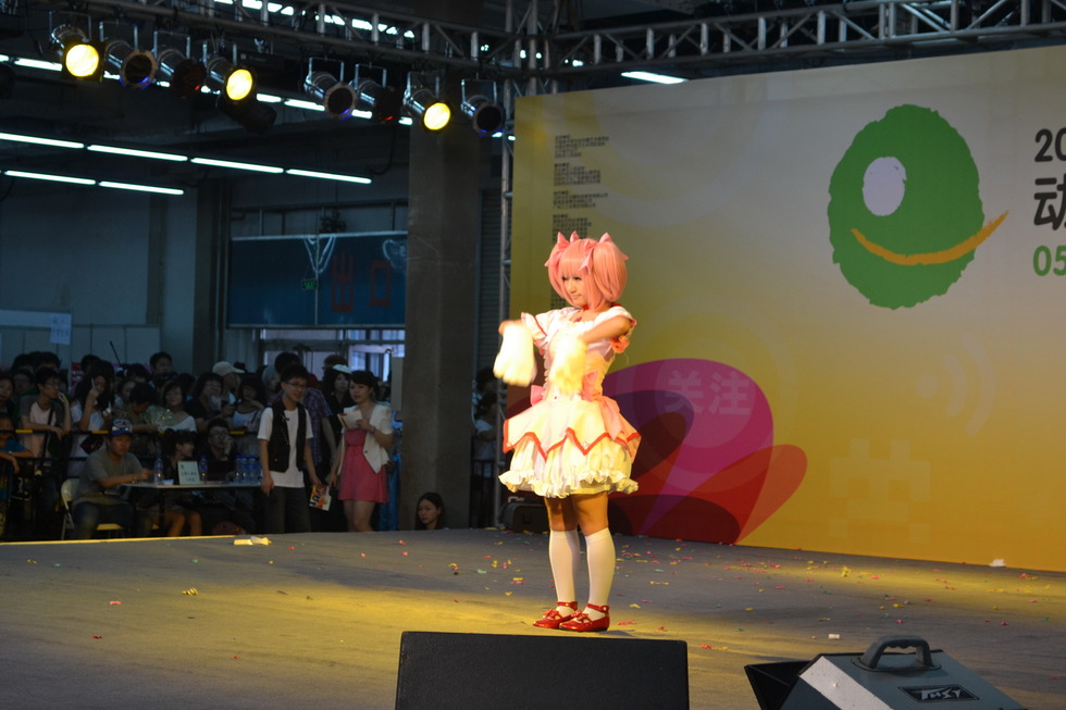 超可爱小猫爪 魔法少女小圆cos赏3