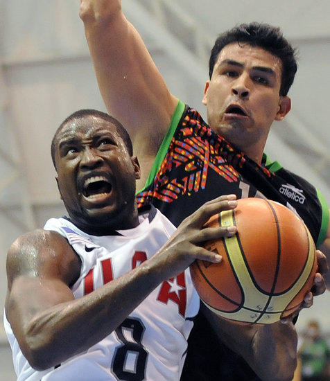 组图:泛美运动汇美男篮负墨西哥 折戟半决赛