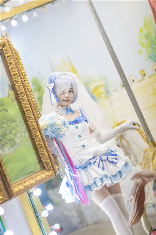 《從零開始》雷姆同人婚紗裝_cosplay_圖庫_翼風網