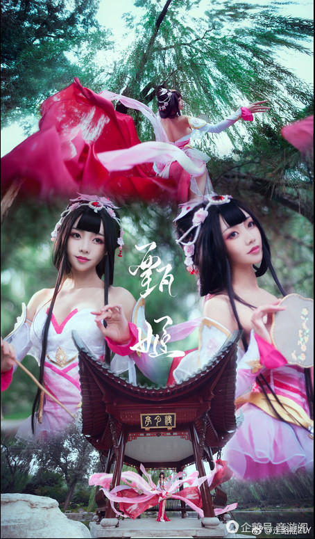 美如壁纸的甄姬cos 网友:好后悔没买这款皮肤