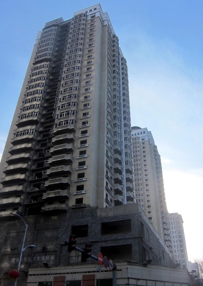 这处烂尾楼,座落在寸土寸金的城市中心区,这么烂着太可惜了