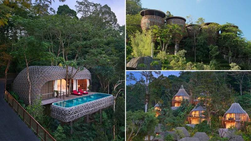 火爆ins小红书的悬空鸟巢酒店