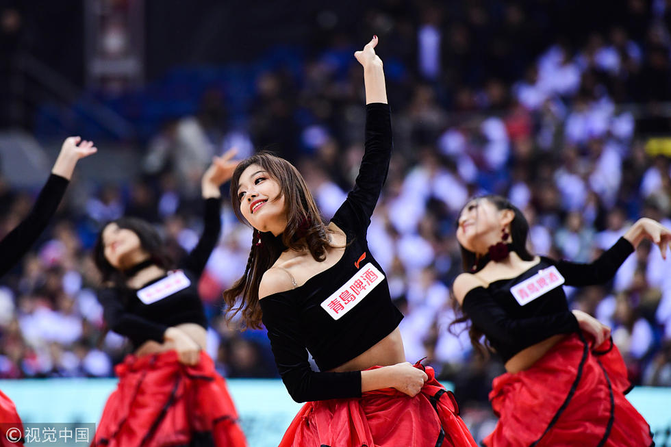 高清篮球宝贝热舞助阵星锐赛激情四射身材吸睛