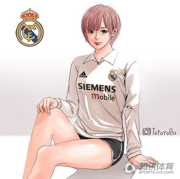 组图:二次元球衣小姐姐爆红网络 快来pick你的主队女友