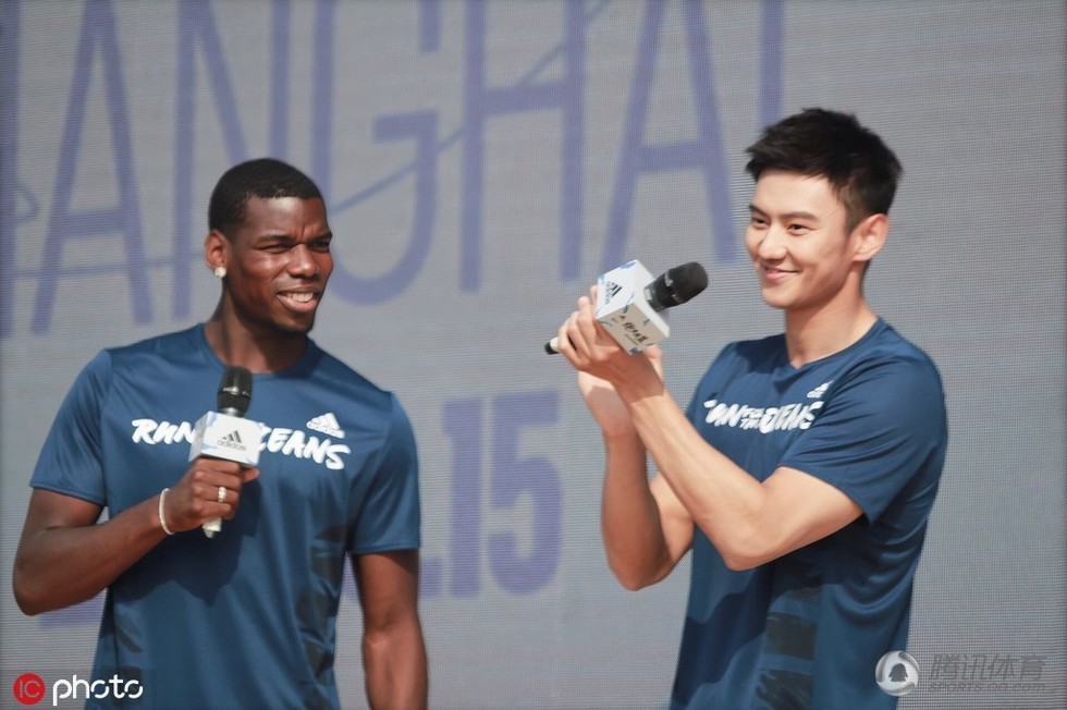 宁泽涛博格巴上海一同出席活动_体育_腾讯网