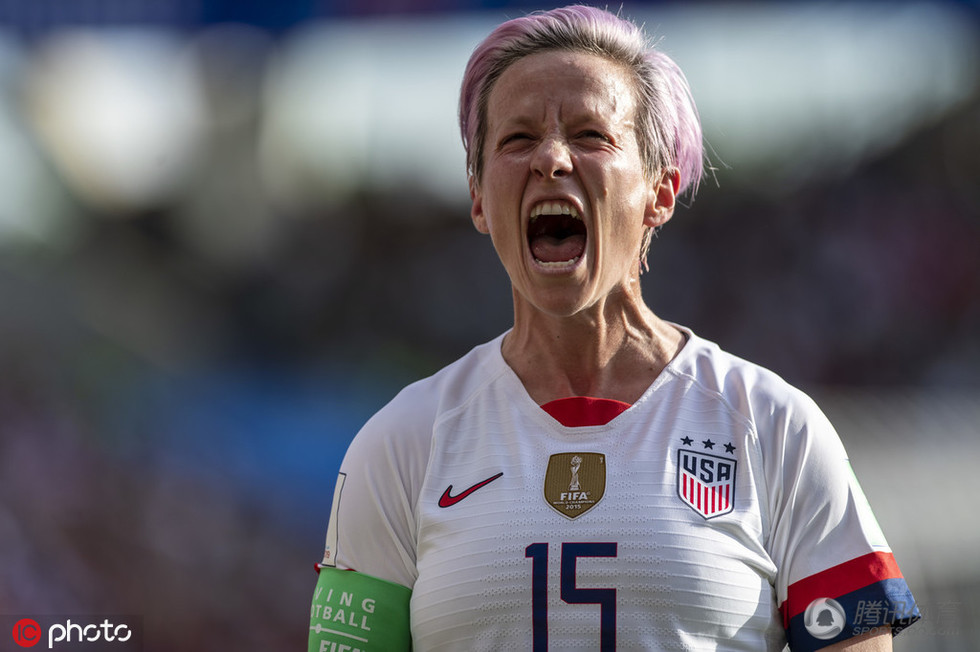 高清美国女足晋级8强拉皮诺埃双响怒吼庆祝