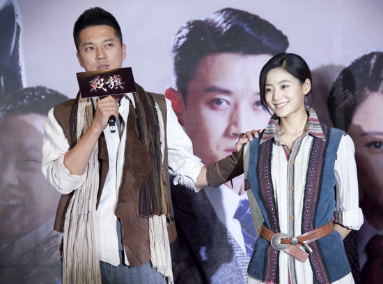 王雷坠马用身体保护美女-发布会,王媛可,主持人,在一起,张曦文-北方网