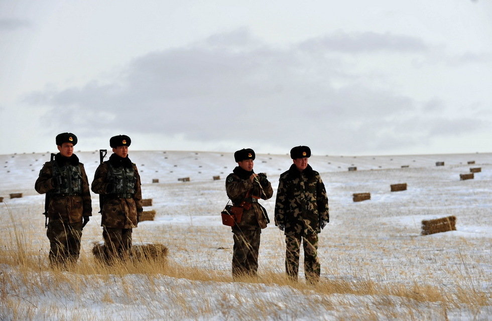 蒙古国边防军人图片图片