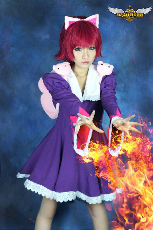 [2.18][cos]千夜未来还原cos《英雄联盟》安妮[8p]