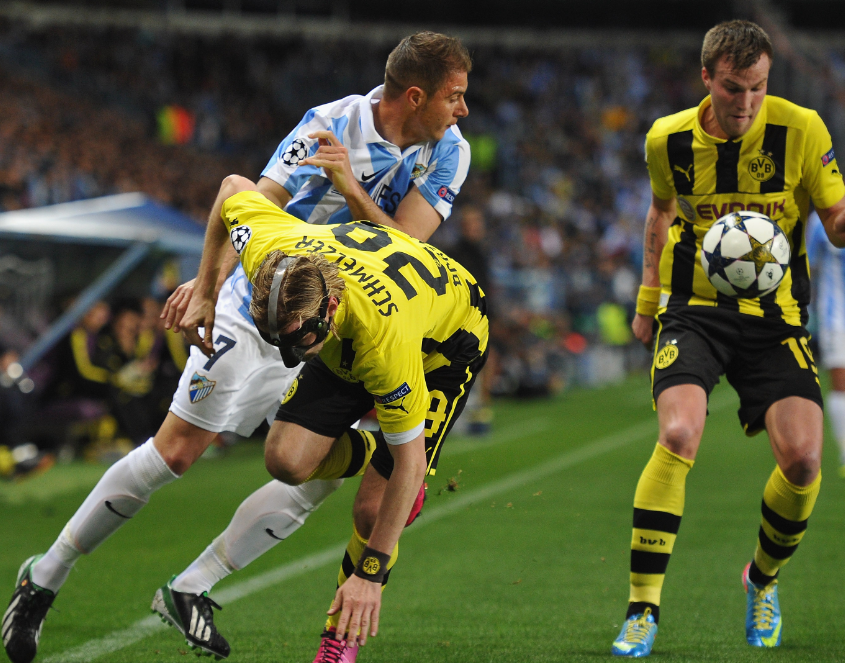 欧冠-马拉加0-0闷平多特蒙德 格策失单刀良机