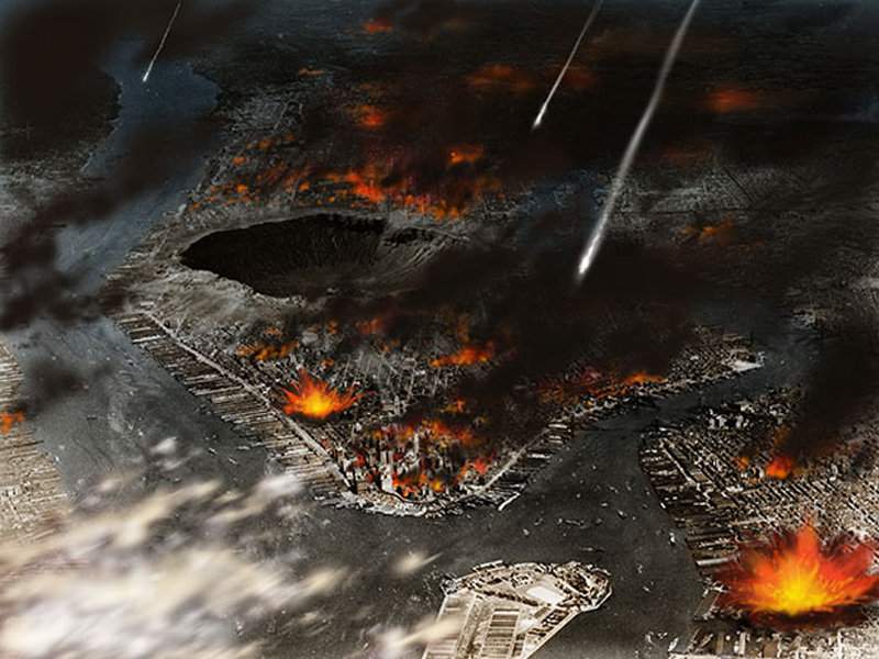 引用 艺术家描绘的地球末日场景