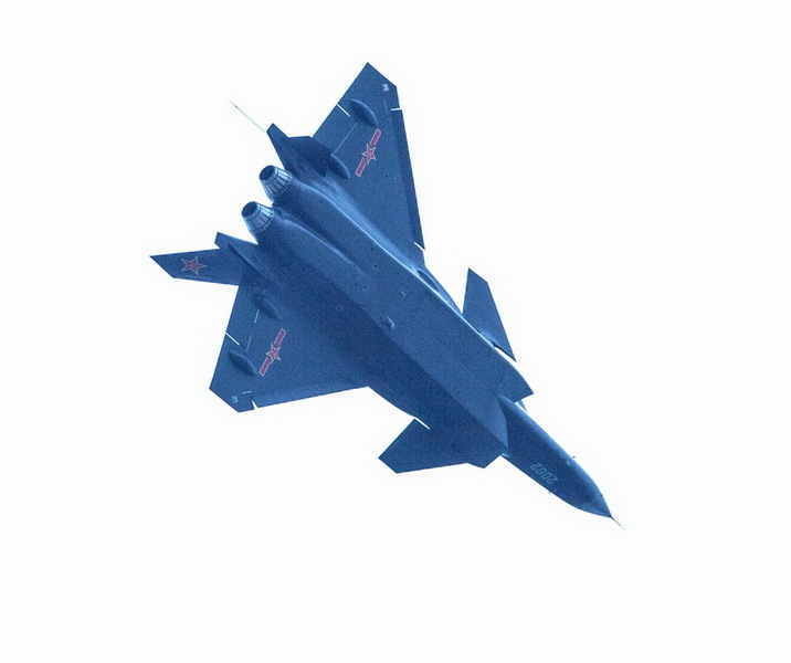 前掠翼版歼20舰载机上舰cg猛图曝光