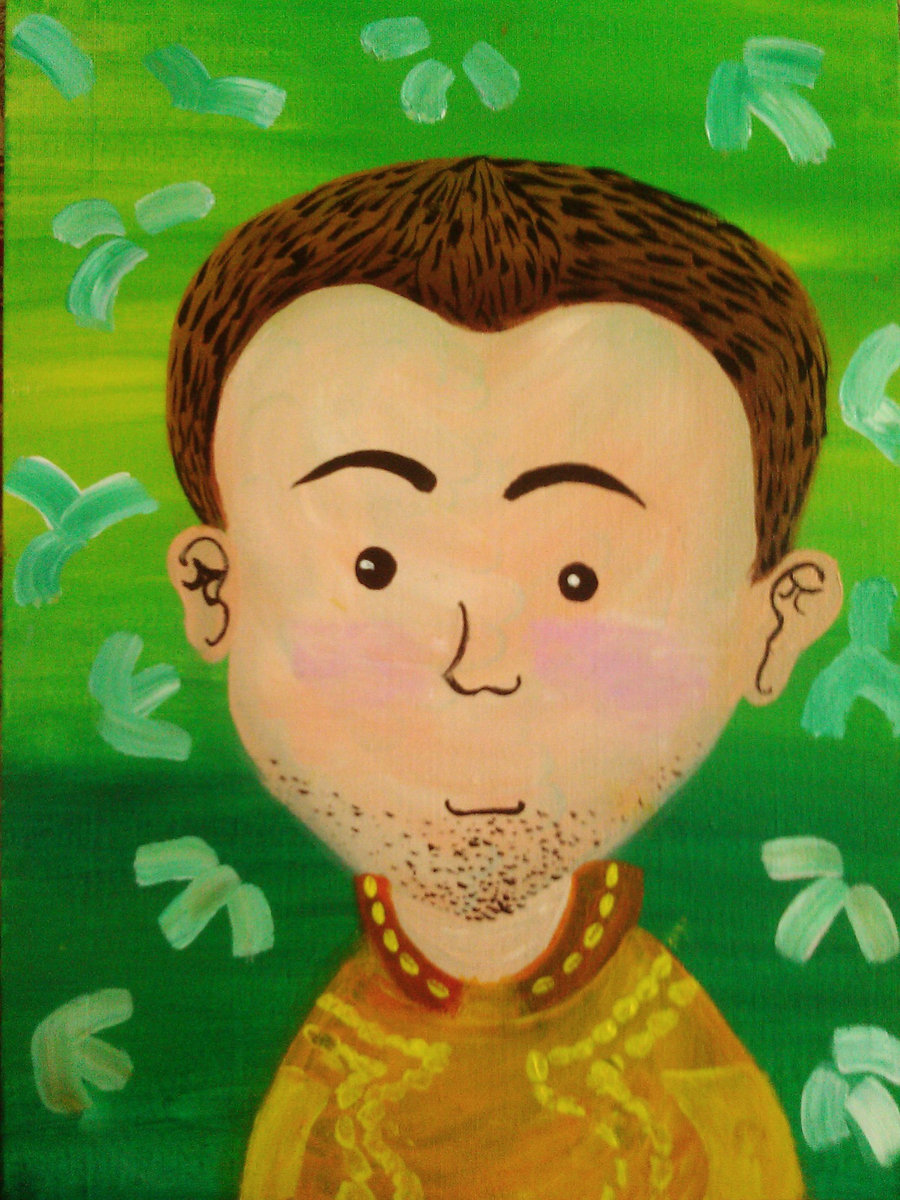 夏健强绘画作品饱含对父亲夏俊峰思念之情