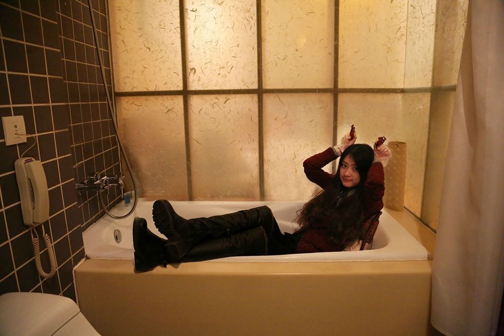 90后名校美女博士任酒店试睡员