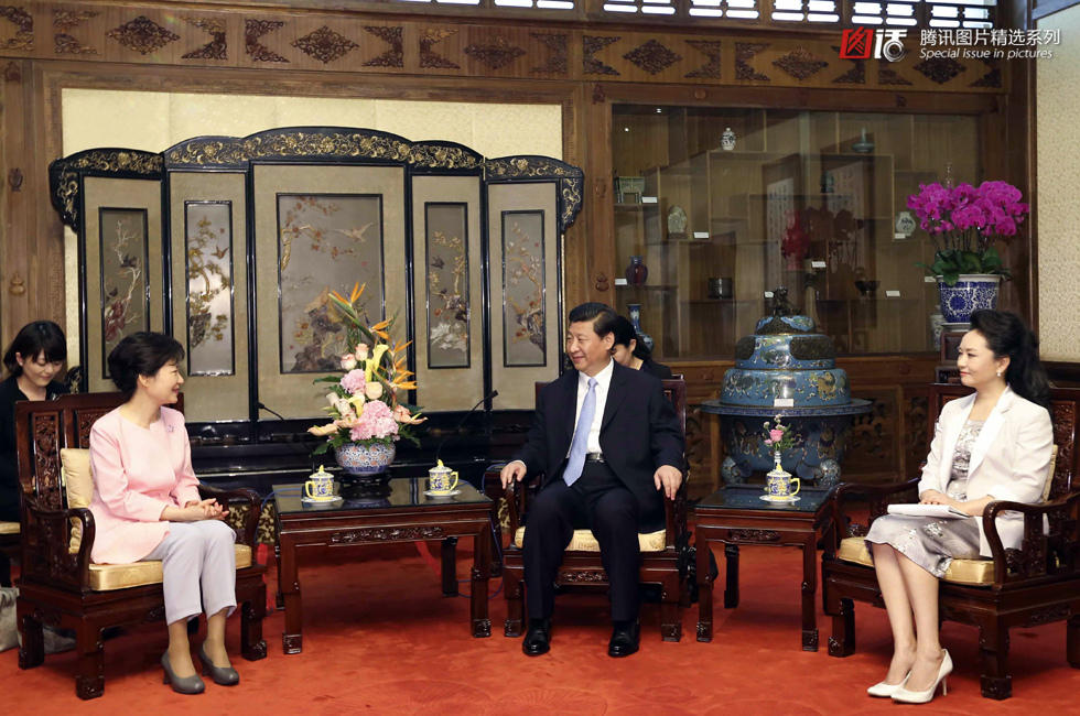 2013年6月28日,韩国总统朴槿惠访华