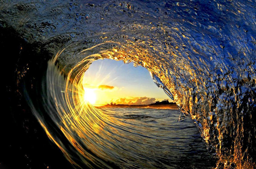 最浪的照片浪图片