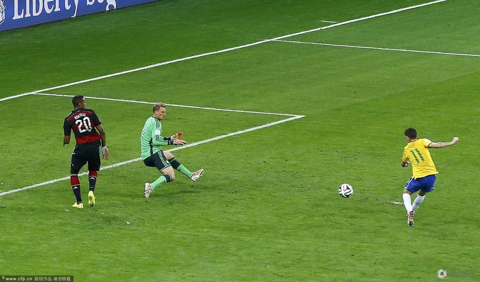 高清:德国7-1碾压巴西进决赛 k神16球超大罗