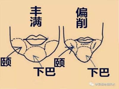 地阁颐骨的长短,方圆肥瘦对晚年之运气极为重要.