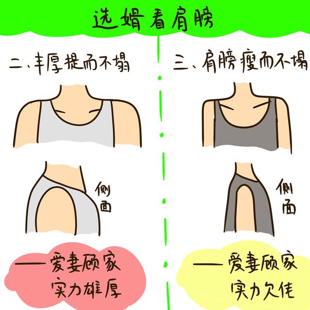 如果男人的肩膀是丰厚而不下塌的,那么在体相中既代表了靠谱又彰显了
