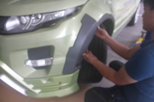 少年派 路虎極光加裝寬體空氣動力套件
