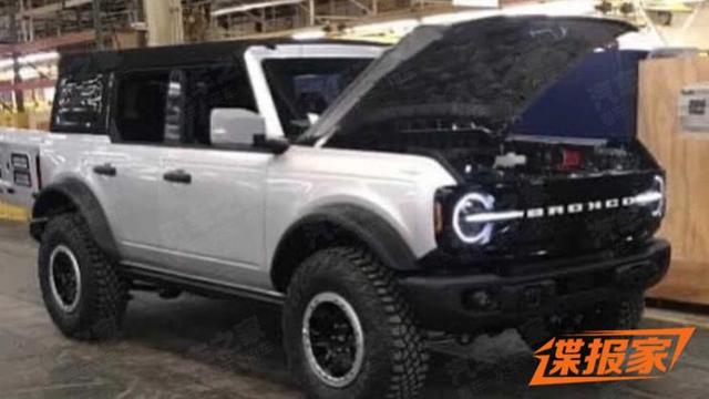 三种车型可选 全新福特Bronco中型SUV预告图