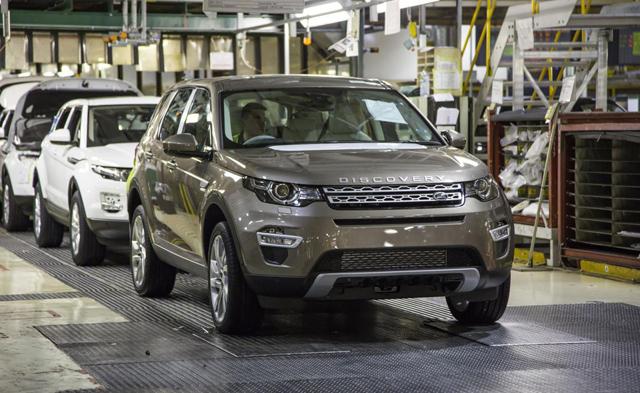 路虎全新發現神行(discovery sport)日前在位於英國halewood的工廠