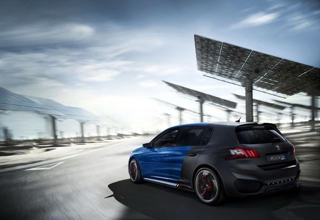 标致308 r hybird官图发布 上海车展亮相【图】- 惠州汽车网