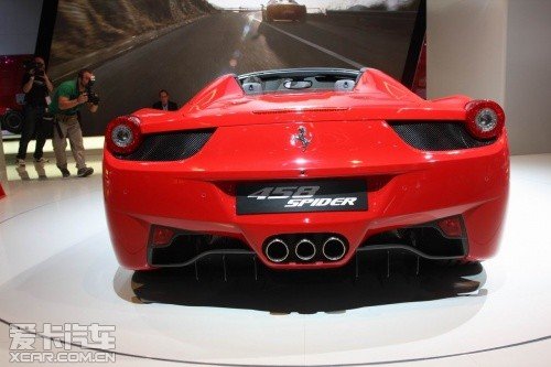 法拉利458敞篷海外公布售价 约196万元