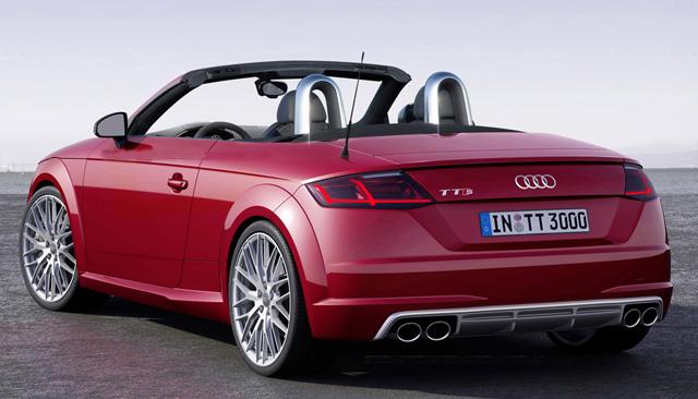 奥迪全新tt敞篷车巴黎车展首发