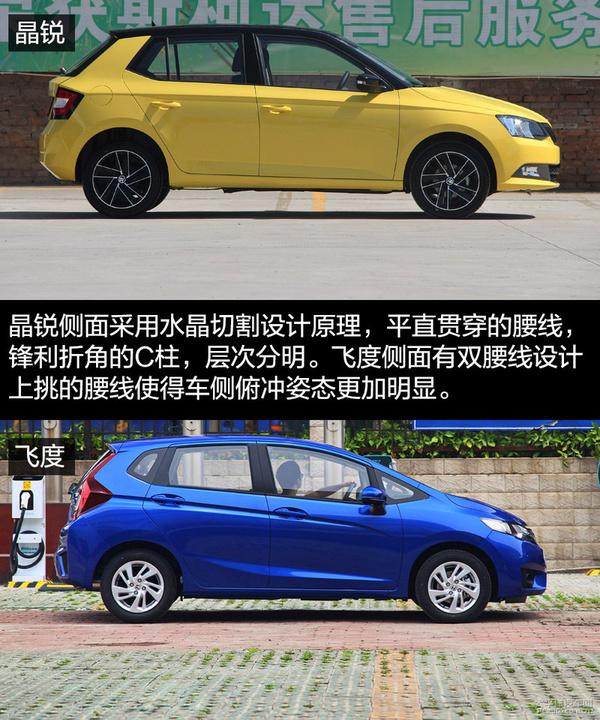 俊俏又实用的抉择 斯柯达晶锐对比本田飞度