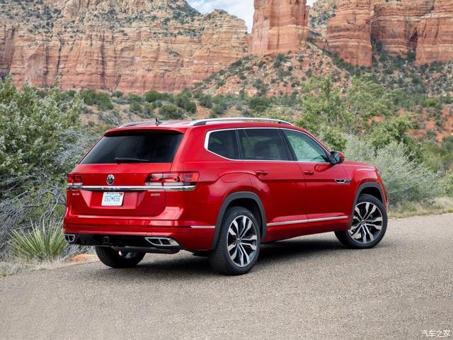 更加运动 新款大众Atlas R-Line官图 
